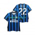 Billige Fotballdrakter Inter Milan MILITO 22 2009 Retro Herre Hjemmedrakt 2010 Kortermet