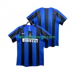 Billige Fotballdrakter Inter Milan 2005 Retro Herre Hjemmedrakt 2004 Kortermet