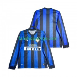 Billige Fotballdrakter Inter Milan 2009 Retro Herre Hjemmedrakt 2010 Langermet