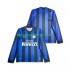 Billige Fotballdrakter Inter Milan 2009 Retro Herre Hjemmedrakt 2010 Langermet