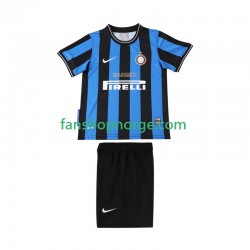 Billige Fotballdrakter Inter Milan 2009 Retro Barn Hjemmedrakt 2010 Kortermet