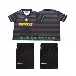 Billige Fotballdrakter Inter Milan 1997 Retro Barn Tredjedrakt 1998 Kortermet