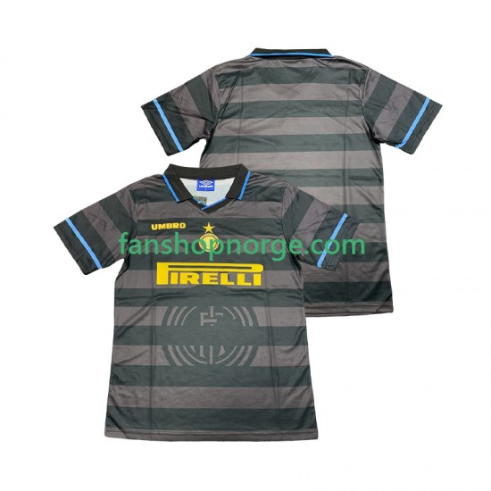 Billige Fotballdrakter Inter Milan 1997 Retro Herre Tredjedrakt 1998 Kortermet