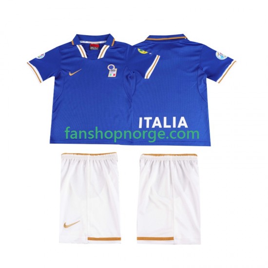 Billige Fotballdrakter Italia 1996 Retro Barn Hjemmedrakt Kortermet