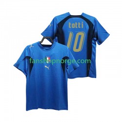 Billige Fotballdrakter Italia Totti 20 Retro Herre Hjemmedrakt 2006 Kortermet