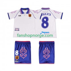 Billige Fotballdrakter Japan NAKATA 8 Retro Barn Bortedrakt 1998 Kortermet