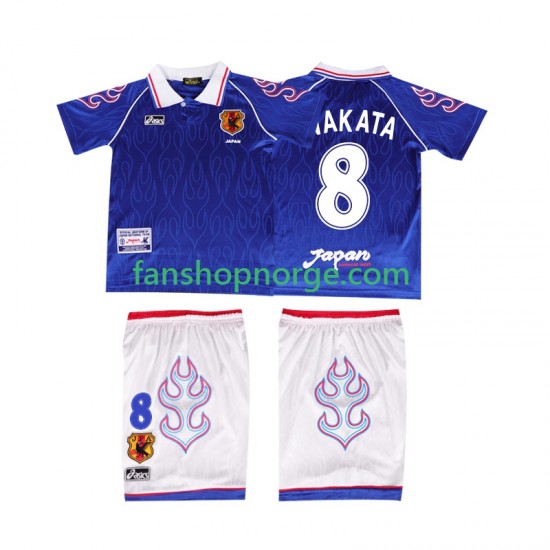 Billige Fotballdrakter Japan NAKATA 8 Retro Barn Hjemmedrakt 1998 Kortermet