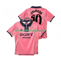 Billige Fotballdrakter Juventus DEL PIER0 10 1997 Retro Herre Bortedrakt 1998 Kortermet