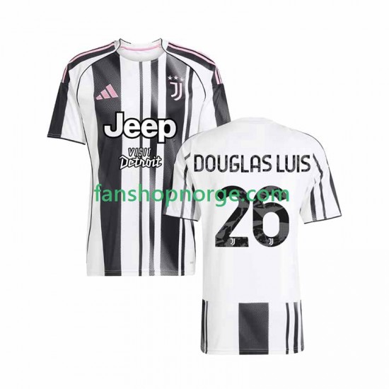 Billige Fotballdrakter Juventus Douglas Luiz 26 Herre Hjemmedrakt 2025-2026 Kortermet