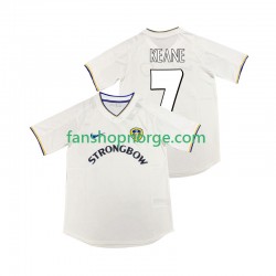 Billige Fotballdrakter Leeds United KEANE 7 2000 2001 Retro Herre Hjemmedrakt Kortermet