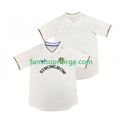 Billige Fotballdrakter Leeds United 2000 2001 Retro Herre Hjemmedrakt Kortermet