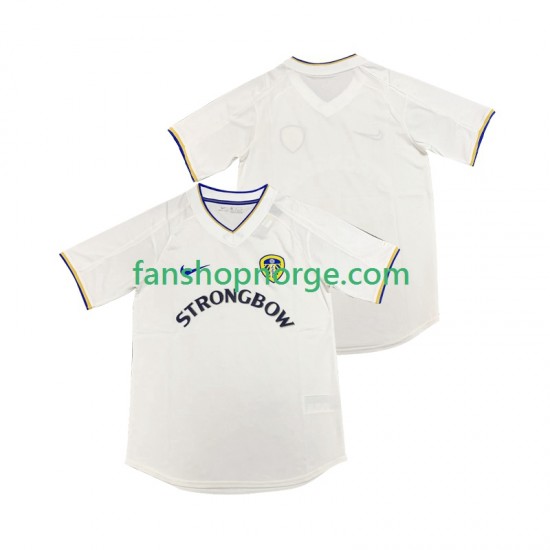 Billige Fotballdrakter Leeds United 2000 2001 Retro Herre Hjemmedrakt Kortermet