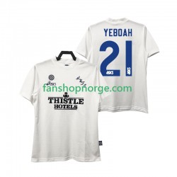 Billige Fotballdrakter Leeds United YEBOAH 21 1995 1996 Retro Herre Hjemmedrakt Kortermet