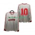 Billige Fotballdrakter Liverpool 10 1989 1991 Retro Herre Bortedrakt Langermet