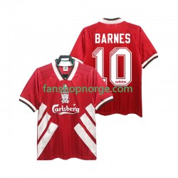 Billige Fotballdrakter Liverpool BARNES 10 1993 1995 Retro Herre Hjemmedrakt Kortermet