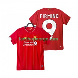 Billige Fotballdrakter Liverpool FIRMINO 9 2019 2020 Retro Herre Hjemmedrakt Kortermet