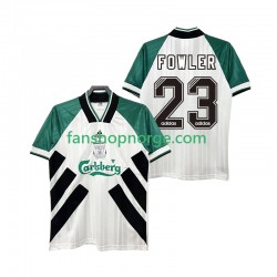 Billige Fotballdrakter Liverpool FOWLER 23 1993 1995 Retro Herre Bortedrakt Kortermet