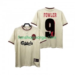 Billige Fotballdrakter Liverpool FOWLER 9 1996 1997 Retro Herre Bortedrakt Kortermet