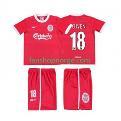 Billige Fotballdrakter Liverpool OWEN 18 LWP 1997 Retro Barn Hjemmedrakt 1998 Kortermet