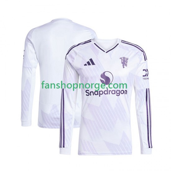 Billige Fotballdrakter Manchester United Herre Bortedrakt 2025-2026 Langermet