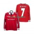 Billige Fotballdrakter Manchester United BECKHAM 7 Retro Herre Hjemmedrakt 1998 1999 Langermet
