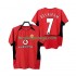 Billige Fotballdrakter Manchester United BECKHAM 7 Retro Herre Hjemmedrakt 2002 2004 Kortermet