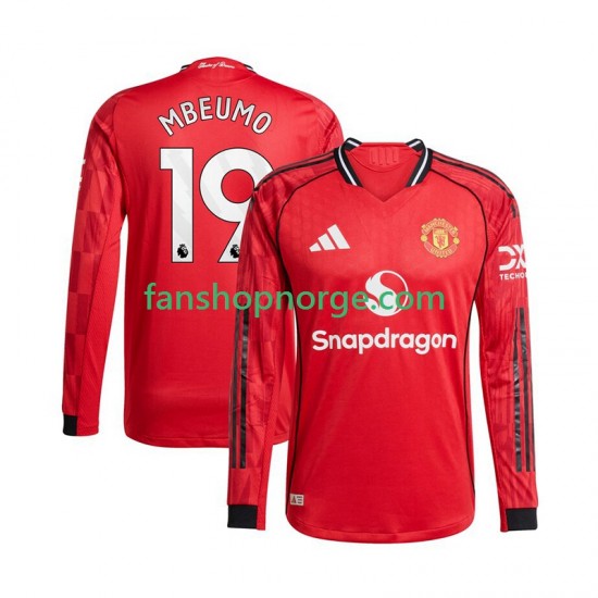 Billige Fotballdrakter Manchester United Bryan Mbeumo 19 Herre Hjemmedrakt 2025-2026 Langermet