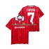 Billige Fotballdrakter Manchester United CANTONA 7 1992 Retro Herre Hjemmedrakt 1994 Kortermet