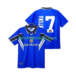 Billige Fotballdrakter Manchester United CANTONA 7 1996 Retro Herre Tredjedrakt 1998 Kortermet