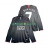 Billige Fotballdrakter Manchester United Critstiano Ronaldo 7 2007 Retro Herre Bortedrakt 2008 Langermet