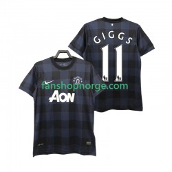 Billige Fotballdrakter Manchester United GIGGS 11 2013 2014 Retro Herre Bortedrakt Kortermet