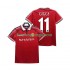 Billige Fotballdrakter Manchester United GIGGS 11 Retro Herre Hjemmedrakt 1998 1999 Kortermet