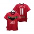 Billige Fotballdrakter Manchester United GIGGS 11 2009 Retro Herre Hjemmedrakt 2010 Kortermet
