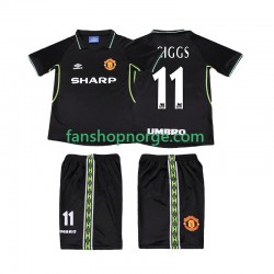 Billige Fotballdrakter Manchester United GIGGS 11 Retro Barn Tredjedrakt 1998 1999 Kortermet