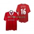 Billige Fotballdrakter Manchester United Keane 16 2000 Retro Herre Hjemmedrakt 1999 Kortermet
