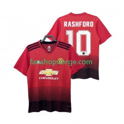 Billige Fotballdrakter Manchester United RASHFORD 10 2018 2019 Retro Herre Hjemmedrakt Kortermet