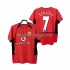 Billige Fotballdrakter Manchester United RONALDO 7 Retro Herre Hjemmedrakt 2002 2004 Kortermet