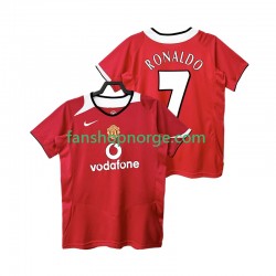 Billige Fotballdrakter Manchester United RONALDO 7 2005 Retro Herre Hjemmedrakt 2006 Kortermet
