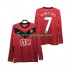 Billige Fotballdrakter Manchester United RONALDO 7 2009 Retro Herre Hjemmedrakt 2010 Langermet