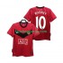 Billige Fotballdrakter Manchester United ROONEY 10 2009 Retro Herre Hjemmedrakt 2010 Kortermet