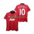 Billige Fotballdrakter Manchester United ROONEY 10 2013 2014 Retro Herre Hjemmedrakt Kortermet