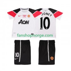 Billige Fotballdrakter Manchester United ROONEY 10 Champions League 2012 Retro Barn Tredjedrakt 2011 Kortermet