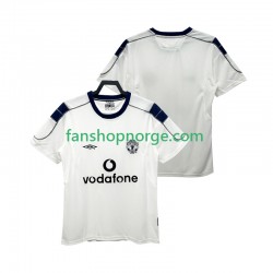 Billige Fotballdrakter Manchester United 2000 2001 Retro Herre Bortedrakt Kortermet