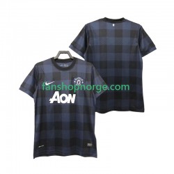 Billige Fotballdrakter Manchester United 2013 2014 Retro Herre Bortedrakt Kortermet