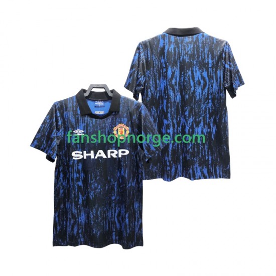 Billige Fotballdrakter Manchester United 1993 Retro Herre Hjemmedrakt Kortermet