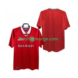 Billige Fotballdrakter Manchester United 2000 Retro Herre Hjemmedrakt 1999 Kortermet