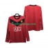 Billige Fotballdrakter Manchester United 2009 Retro Herre Hjemmedrakt 2010 Langermet