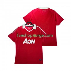 Billige Fotballdrakter Manchester United Retro Herre Hjemmedrakt 2011 2010 Kortermet