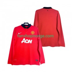 Billige Fotballdrakter Manchester United 2013 2014 Retro Herre Hjemmedrakt Langermet