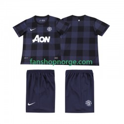 Billige Fotballdrakter Manchester United 2013 2014 Retro Barn Bortedrakt Kortermet